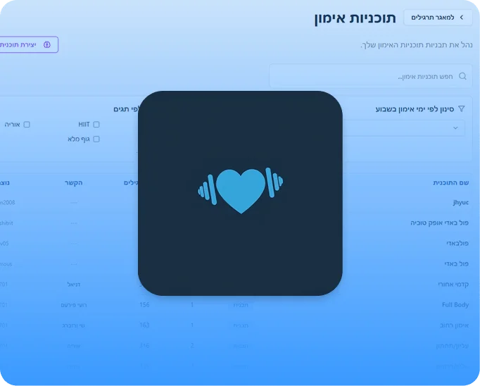 Master Fit — תצוגת פרויקט מארכיון תיק העבודות